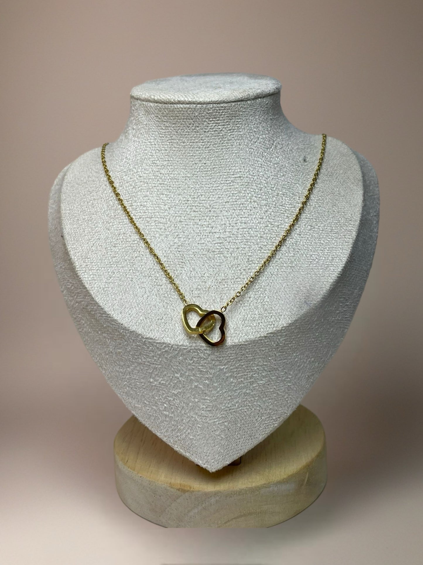 Cœur entrelacer doré