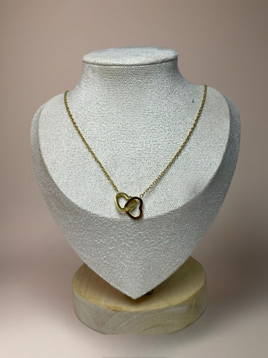 Cœur entrelacer doré